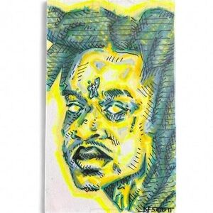 HANDMADE ORIGINAL 5X3 INDEX CARD ART BY NORA SCOTT @OFFNORADRENALINE